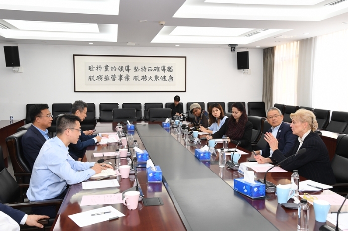 图为会谈现场。（中国食品药品网记者邓桥 摄）.jpg
